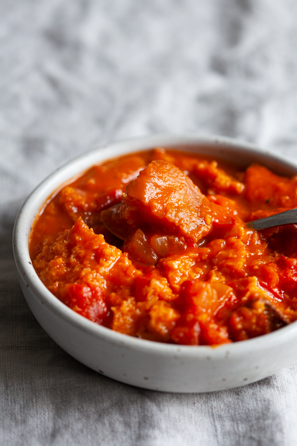 Simple Tomato Bread Soup | The Full Helping