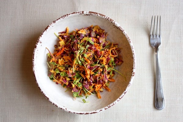 Turmeric Slaw // Choosing Raw